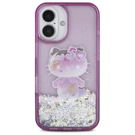 Hello Kitty Liquid Glitter 50TH Anniversary Party - iPhone 16 Case (purple)