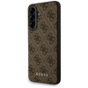 Guess 4G Metal Gold Logo - étui pour Samsung Galaxy A36 5G (marron)