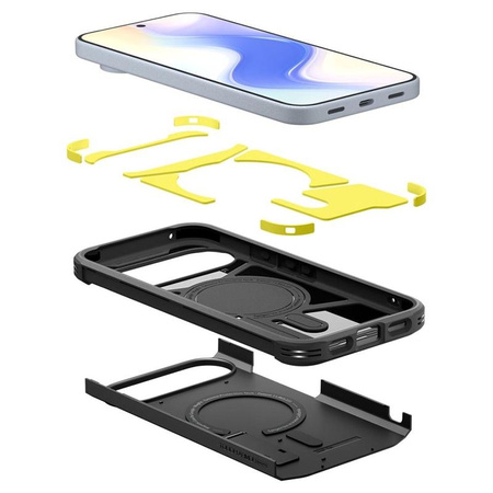 ETUI DO GOOGLE PIXEL 10 | 10 PRO do MAGSAFE SPIGEN ARMOR ORYGINALNE CZARNE
