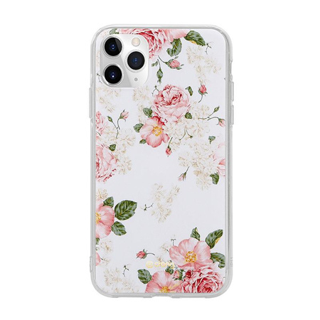 ETUI KWIATY DO IPHONE 11 PRO, Crong Wielokolorowe, Eleganckie, Kwiatowe