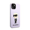 Karl Lagerfeld Silicone NFT Ikonik - Coque iPhone 14 (violet)