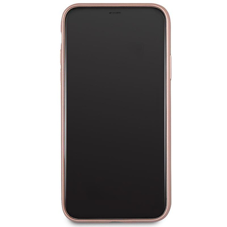 Guess Iridescent - iPhone Xs / X tok (rózsaarany)