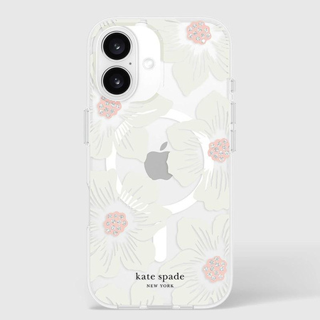 Kate Spade New York Ochranné pouzdro MagSafe - iPhone 16 (Hollyhock Floral)