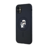 Karl Lagerfeld Silikon Karl & Choupette MagSafe - iPhone 11 Hülle (schwarz)