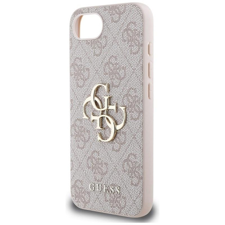 Guess 4G Big Logo - pouzdro pro iPhone 16e (růžové)