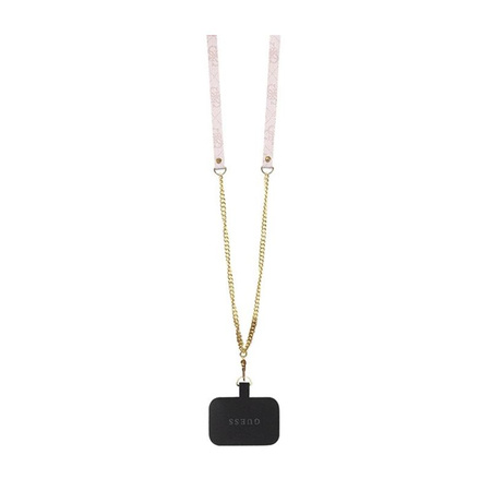 Guess Crossbody 4G Metal Logo - Coque iPhone 13 Pro (rose)