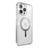 Speck Gemshell Grip + MagSafe - Coque pour iPhone 15 Pro Max (Transparent / Finition Chrome)