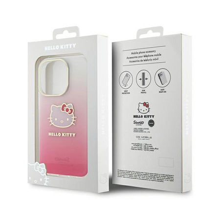 Hello Kitty IML Gradient Electrop Kitty Head - iPhone 13 Pro Case (pink)