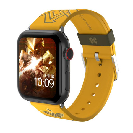 DC Comics - Bracelet pour Apple Watch 38/40/41/42/44/45/49 mm (Wonder Woman 1984 : Golden Armor)