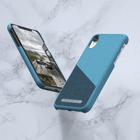 Nordic Elements Saeson Freja - Coque en matériau pour iPhone XR (Petrol)