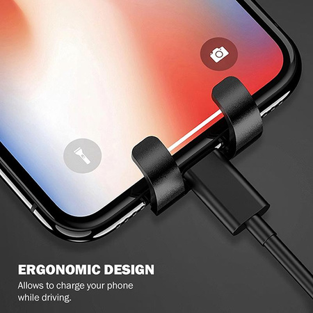 Supporto per auto Crong Gravity Auto-Clip - Supporto per auto Gravity per telefoni da 4,7" a 6,5" (nero)