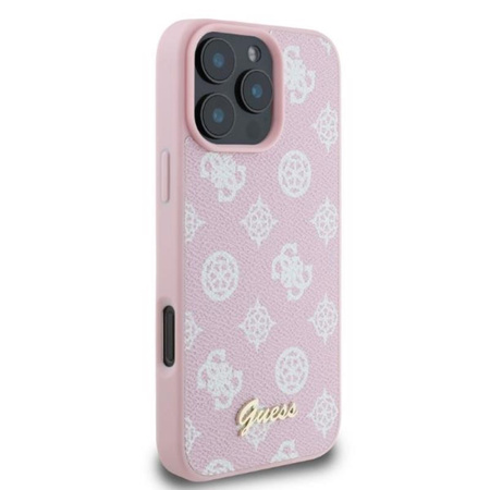 Guess Peony Script MagSafe - Hülle iPhone 16 Pro Max (rosa)