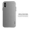 Obliq Slim Meta - Coque pour iPhone Xs / X (Argent satiné)