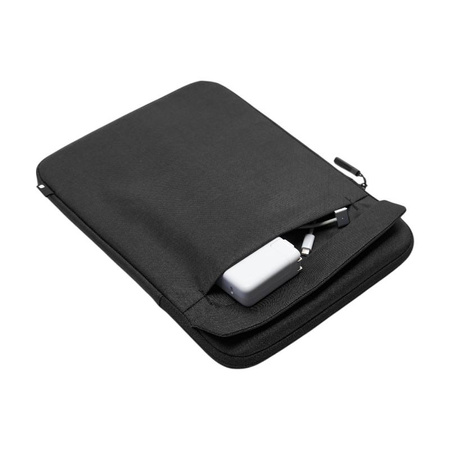 Incase Crosstown Sleeve with Woolenex - Hülle mit Tasche für MacBook Pro 14" (M4/M3/M2/M1/2024-2021) (Schwarz)