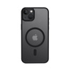 Crong Hybrid Frost MAG Cover - iPhone 15 Plus MagSafe tok (fekete)