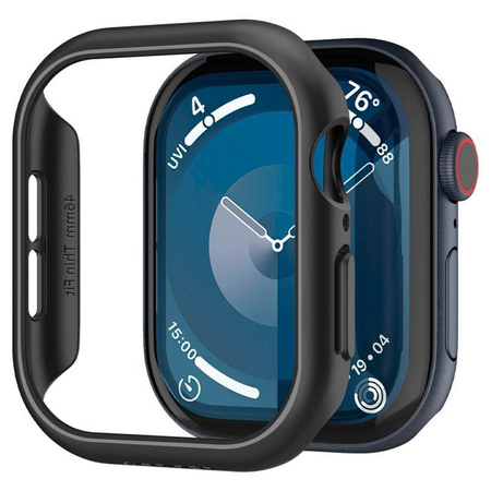 Spigen Thin Fit - Étui pour Apple Watch 10 46 mm (noir)