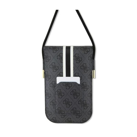 Guess 4G Stripes - Crossbody taška na telefon (černá)