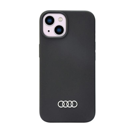 Audi szilikon tok - iPhone 14 tok (fekete)