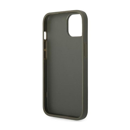 Guess Glitter Flakes Metal Logo Case - iPhone 14 Case (green)