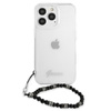Guess Black Pearl Strap - iPhone 13 Pro Tasche (Transparent)