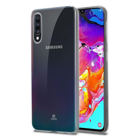 Crong Crystal Slim Cover - Etui Samsung Galaxy A70 (przezroczysty)