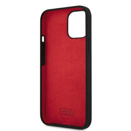 Karl Lagerfeld Silicone Stack Logo - iPhone 13 mini Case (black)