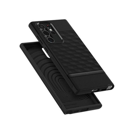 Spigen - Étui Parallaxe Caseology pour Samsung Galaxy S22 Ultra (noir)