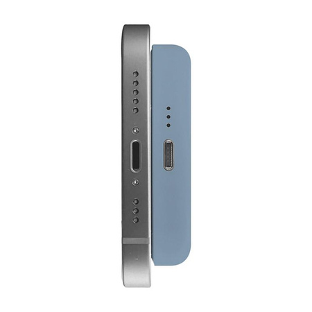 PURO Slim PowerMag Power Bank - 4000 mAh MagSafe Induktions-Powerbank (Powder Blue)