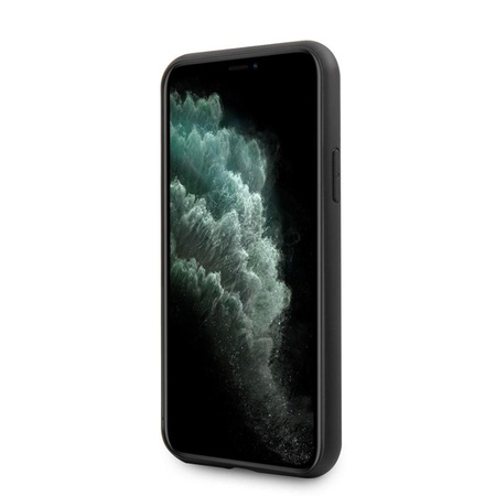 Karl Lagerfeld Saffiano with Pin Ikonik - pouzdro pro iPhone 11 Pro (černé)