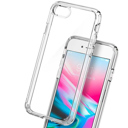 Spigen Ultra Hybrid - Hülle für iPhone SE 2022 / SE 2020 / 8 / 7 (Transparent)