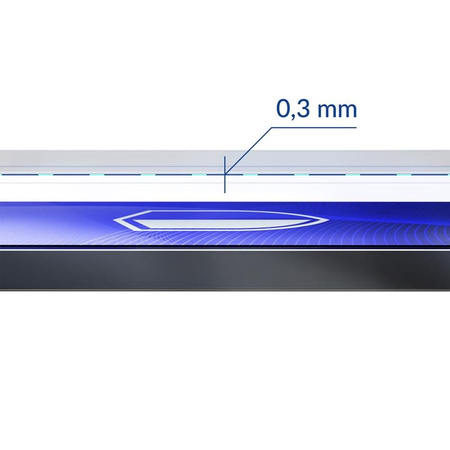 SZKŁO HYBRYDOWE 3MK DO IPHONE 15 PRO SZYBKA OCHRONNA NA EKRAN 7H FLEXIBLE