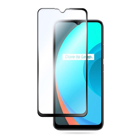 Crong 7D Nano Flexible Glass - 9H hybrid glass for the entire screen of OPPO realme C11