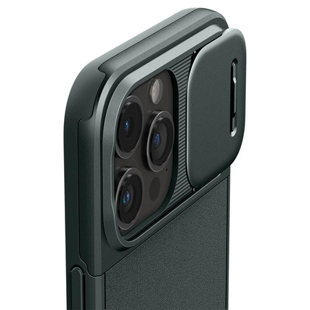 Spigen Optik Armor MagSafe - Case for iPhone 15 Pro (Abyss Green)