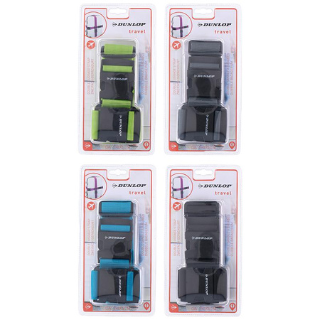 Dunlop - Strap for securing luggage suitcase dl. 190 cm (blue)