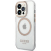 ETUI MAGSAFE GUESS DO IPHONE 15, Case Przezroczyste, Magnetyczne, Modne