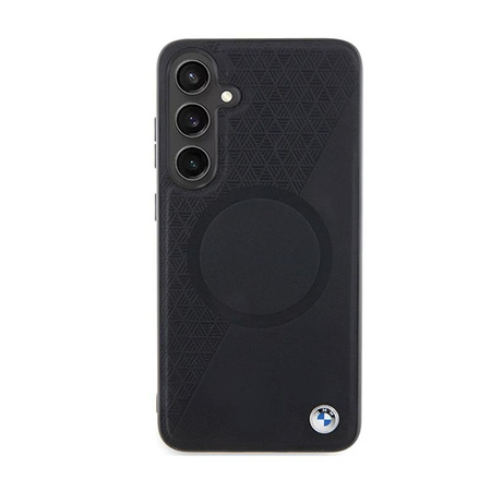 BMW Leather Half Textured & Circle MagSafe - Samsung Galaxy S24 Case (black)