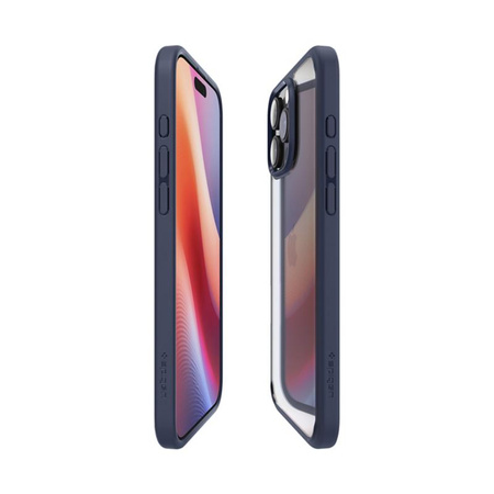Spigen Ultra Hybrid - tok iPhone 16 Pro készülékhez (sötétkék)