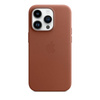 Apple Leather Case - Skórzane etui z MagSafe do iPhone 14 Pro (umbra)