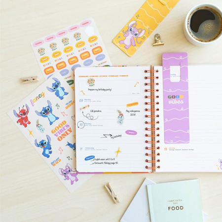 Disney Stitch - Calendrier / semainier A5 2025/2026