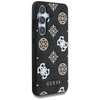 Guess 4G Imprimé motif pivoine coloré MagSafe - étui pour Samsung Galaxy S25 (noir)