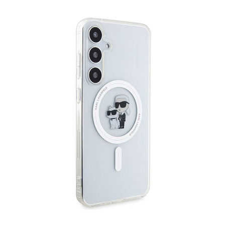 Karl Lagerfeld IML Karl & Choupette MagSafe - Étui Samsung Galaxy S24+ (transparent)