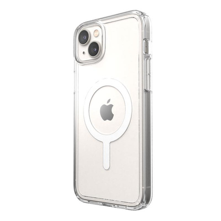 Speck Gemshell + MagSafe - Case for iPhone 15 Plus / iPhone 14 Plus with MICROBAN coating (Clear)