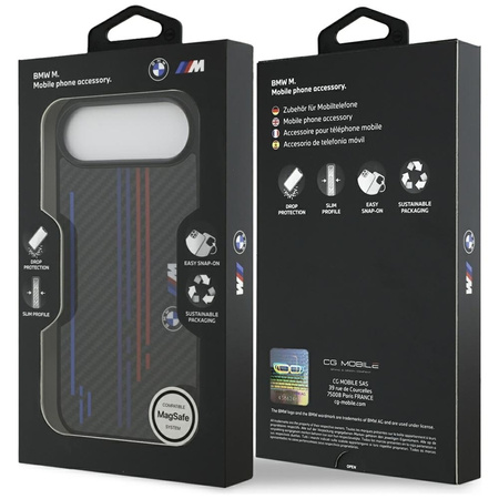 Etui do iPhone Air MagSafe BMW M Kevlar Aramidowy Oryginalny Czarny Case