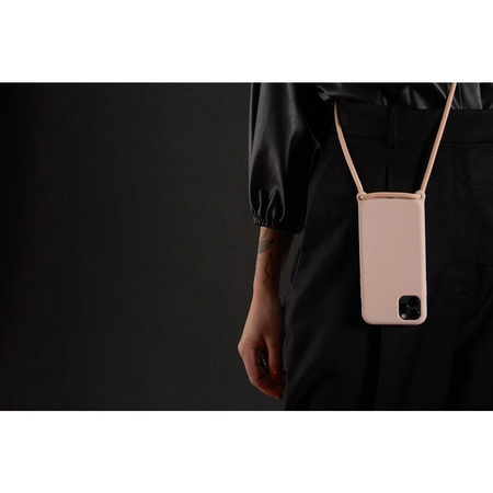 PURO ICON Cross Body - Coque pour iPhone 11 (Rose sable)