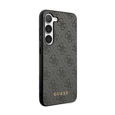 Guess 4G Metall Gold Logo - Samsung Galaxy S24+ Gehäuse (schwarz)