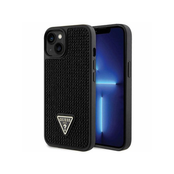 Guess Rhinestone Triangle - iPhone 14 Case (black)