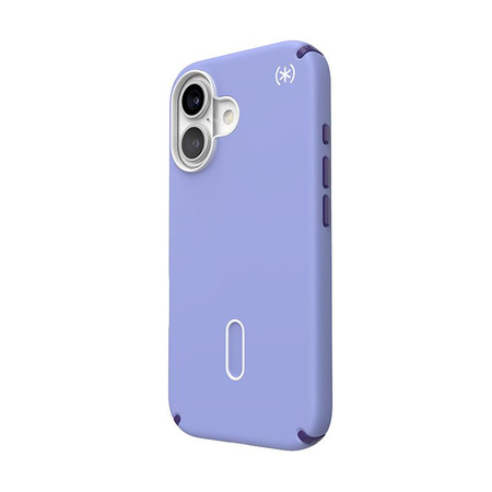 Speck Presidio2 Pro ClickLock & MagSafe - iPhone 16 Case (Future Lavender / Cassis Purple / White)