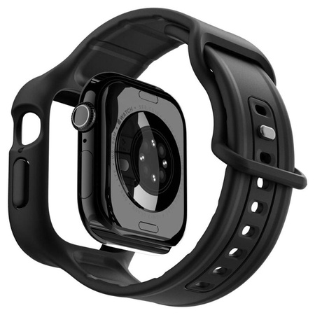 Spigen Vault Pro - Řemínek s pouzdrem pro Apple Watch 10 42 mm (Matně černý)