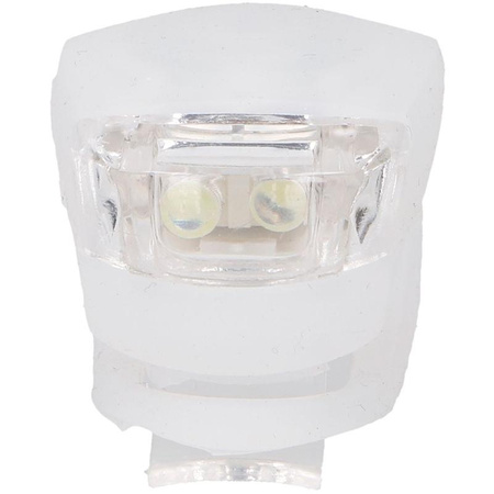 LAMPY LED DO ROWERU PRZÓD I TYŁ DUNLOP SILIKONOWE ZESTAW NA BATERIE