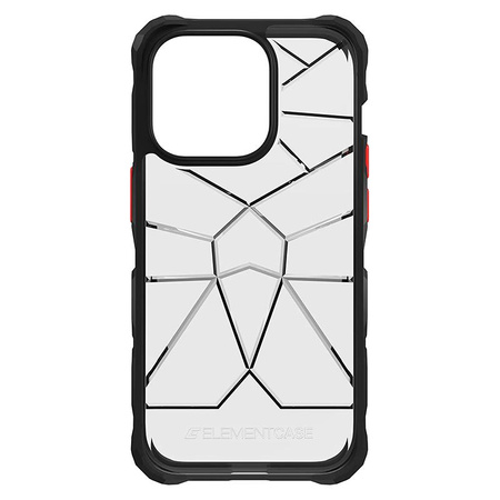 Element Case Special Ops X5 - Armored iPhone 14 Pro Case (Mil-Spec Drop Protection) (Clear/Black)